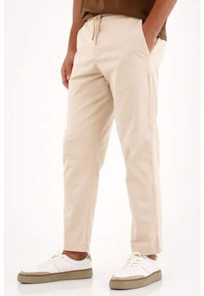 Tennis Pantalón En Dril Clásico Crudo Para Hombre