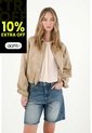 Tennis Bermuda En Denim Tono Medio Para Mujer de Tennis