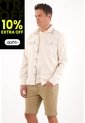 Tennis Bermuda Nudy Con Efecto Vintage Crudo Para Hombre de Tennis