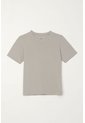 Camiseta Con Estampado En Espalda Gris Para Niño de Tennis