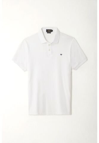 Tennis Polo Blanca Lycra-algodón Para Hombre Tennis