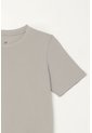 Camiseta Con Estampado En Espalda Gris Para Niño de Tennis