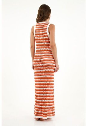 Tennis Vestido Largo Tejido Para Mujer