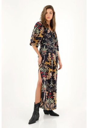 Tennis Vestido Largo Estampado Para Mujer