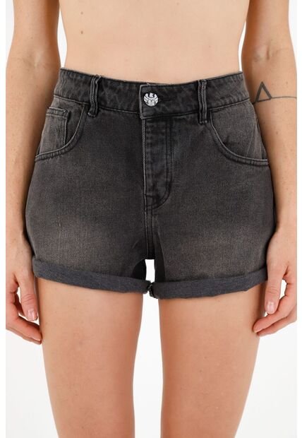 Bermuda Negra Para Mujer