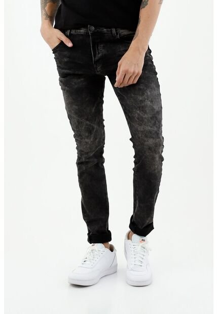 Jean Para Hombre Tennis, Jeans Skinny Plano Cintura Con Pretina
