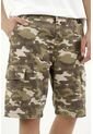 Bermuda Tipo Cargo Camuflada Para Hombre de Tennis