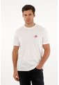 Tennis Camiseta Con Estampado En Espalda Crudo Para Hombre de Tennis