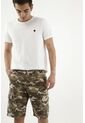 Bermuda Tipo Cargo Camuflada Para Hombre de Tennis