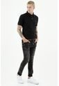 Jean Para Hombre Tennis, Jeans Skinny Plano Cintura Con Pretina de Tennis