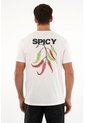 Tennis Camiseta Con Estampado En Espalda Crudo Para Hombre de Tennis