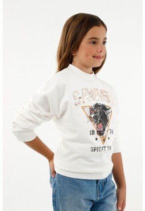 Buzo Cerrado Crudo Para Niña