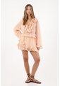 Tennis Vestido Corto Con Boleros Naranja Para Mujer de Tennis