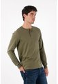 Tennis Camiseta De Manga Larga Verde Para Hombre de Tennis