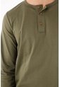 Tennis Camiseta De Manga Larga Verde Para Hombre de Tennis