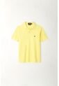 Polo Amarilla Con Raqueta Bordada Para Niño de Tennis