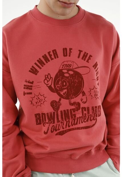 Buzo Estampado Rojo Para Hombre