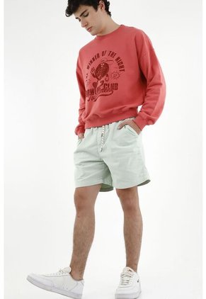 Buzo Estampado Rojo Para Hombre