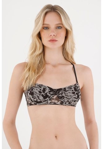 Tennis Top En Malla Cow Print Para Mujer Tennis