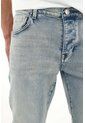 Tennis Jean Skinny De Tiro Medio Tono Claro Para Hombre de Tennis