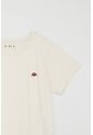 Tennis Camiseta Básica Estampada Crudo De Silueta Entallada Para Mujer de Tennis