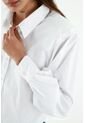 Camisa Con Cuello Camisero Blanca Para Mujer de Tennis