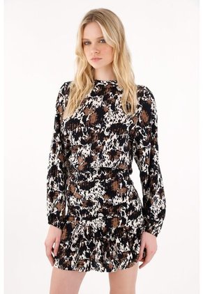 Tennis Vestido Corto Con Boleros Estampado Para Mujer