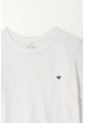 Camiseta Manga Corta Blanca Para Niño de Tennis