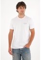 Tennis Camiseta Con Estampado Frontal Y En Espalda Blanca Para Hombre de Tennis