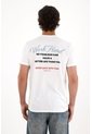 Tennis Camiseta Con Estampado Frontal Y En Espalda Blanca Para Hombre de Tennis