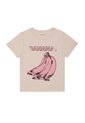 Tennis Camiseta Rosada Con Estampado Para Mujer de Tennis