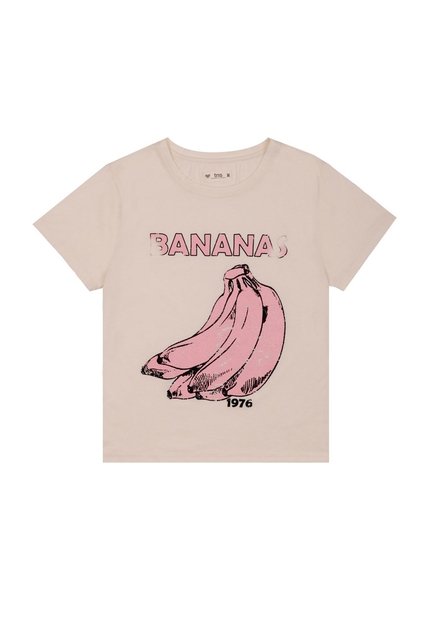 Tennis Camiseta Rosada Con Estampado Para Mujer