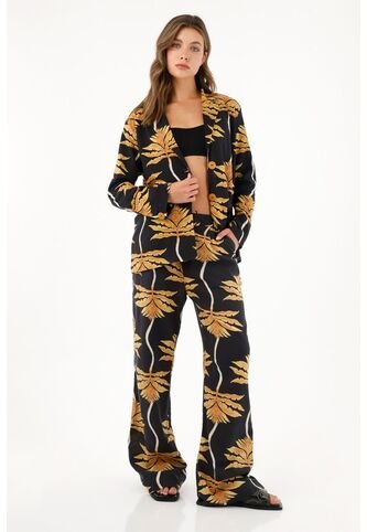 Tennis Pantalón Estampado En 100% Algodón Para Mujer Tennis