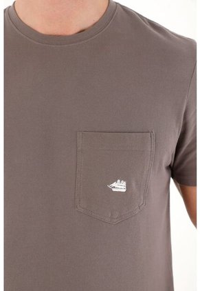 Tennis Camiseta En Tela Piqué Gris Para Hombre