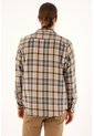 Camisa A Cuadros Con Forro En Ovejero Para Hombre de Tennis