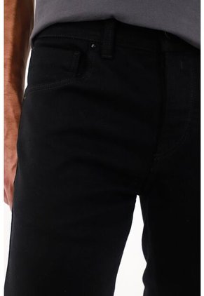 Tennis Jean Super Skinny Negro Para Hombre