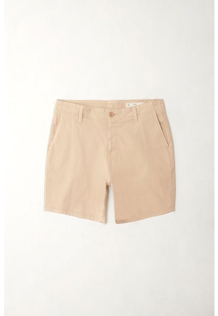 Bermuda Café Tipo Chino Para Hombre