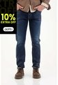 Tennis Jean Nudy Con Efecto Resinado Azul Para Hombre de Tennis