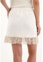 Tennis Falda Corta Con Flecos Crudo Para Mujer de Tennis