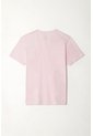 Camiseta Rosada Con Mini Raqueta Bordada Para Hombre de Tennis