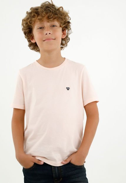 Camiseta Rosada Para Niño