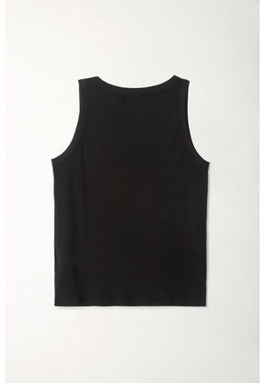 Tennis Camiseta Negra Manga Sisa Para Mujer