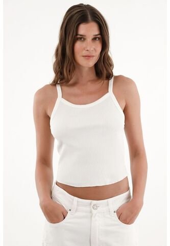 Tennis Camiseta De Tiras En Rib Para Mujer Tennis