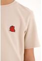 Camiseta Básica Café Con Estampado En Punto Corazón Para Niño de Tennis