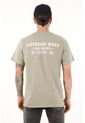 Camiseta Manga Corta Verde Para Hombre de Tennis