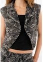 Tennis Chaleco Corto Tipo Blazer Algodón En Negro Para Mujer de Tennis