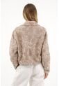 Blazer Bordado Corto Color Café Para Mujer de Tennis