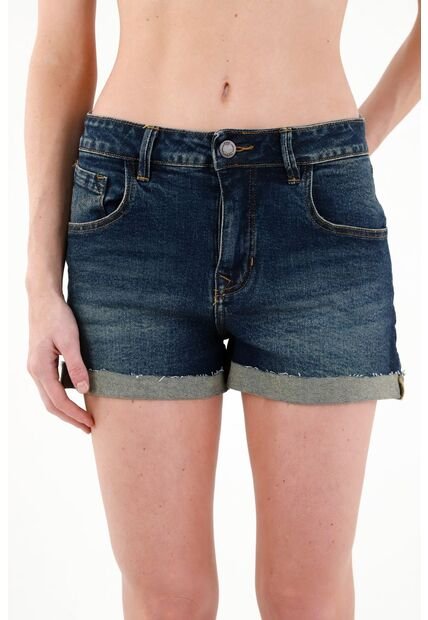 Tennis Short Azul Para Mujer