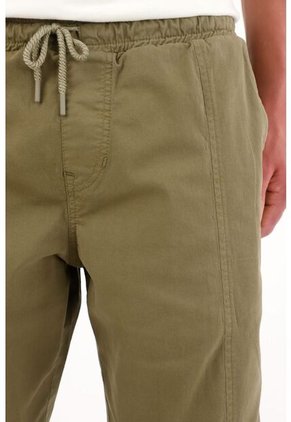 Tennis Pantalón Tipo Jogger De Pretina Elástica Verde Para Hombre