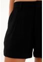 Tennis Bermuda Negra De Tiro Alto Para Mujer de Tennis